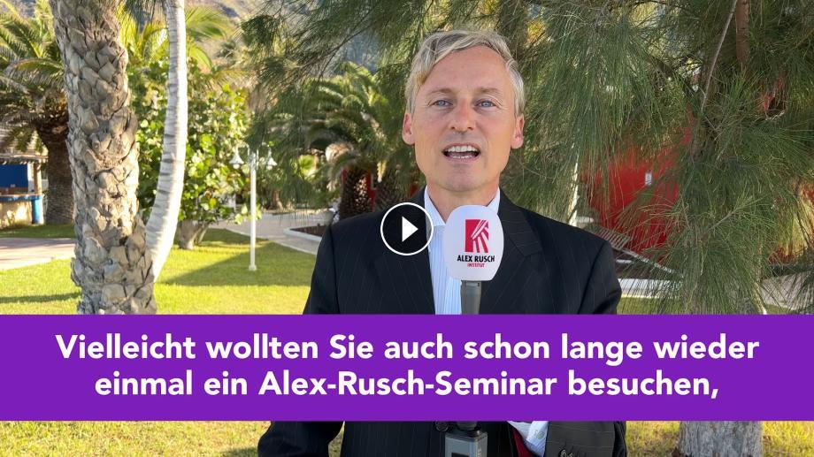 Info-Video zum ersten Alex-Rusch-Seminar seit Jahren