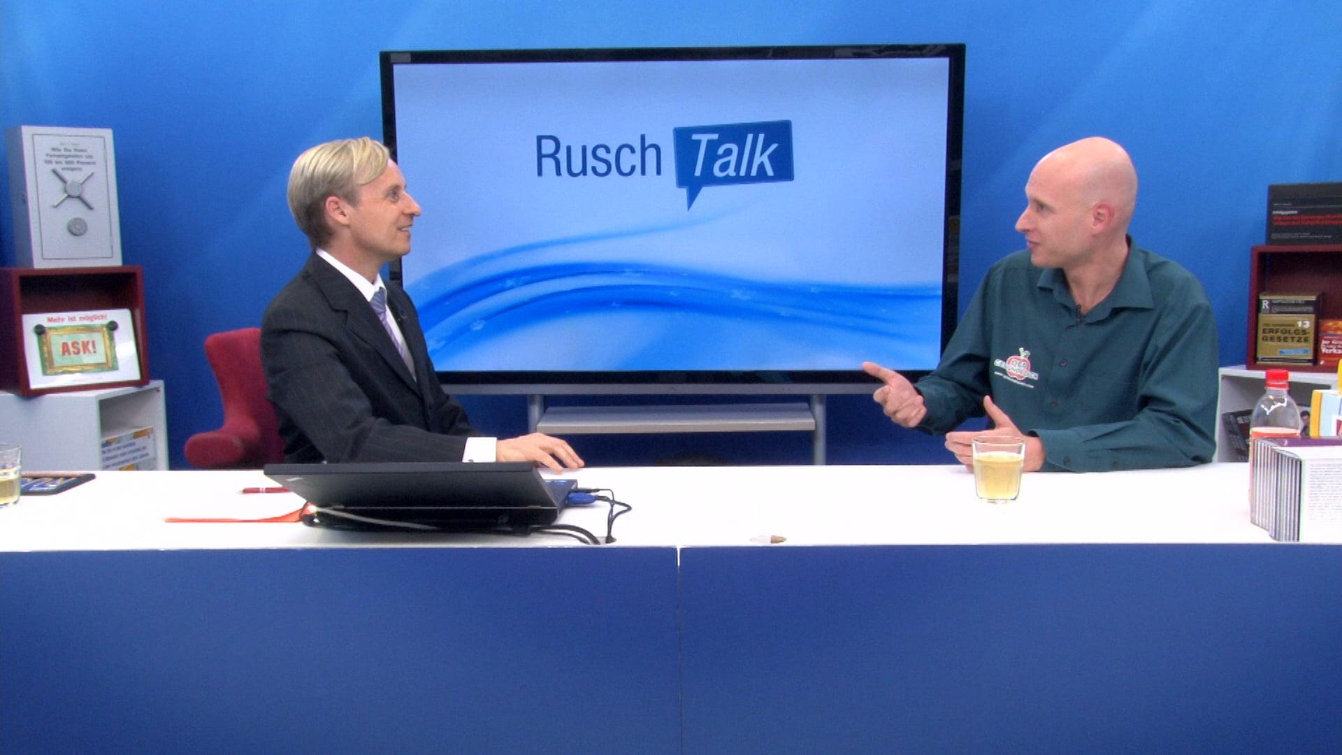 Rusch Talk - Folge 82, »Früher 75 Zigaretten und eine Flasche Whisky pro Tag – heute Gesundcoach«